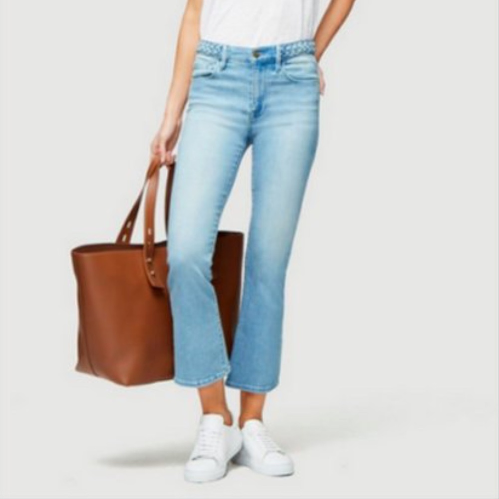 Frame Le Crop Mini Bootcut Jeans Fountain